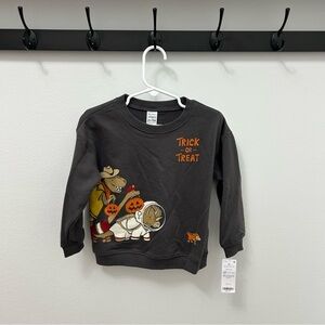 Carter's Toddler Halloween Trick or Treat Dinosaur Pullover - Black - 2T